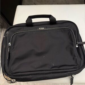 TUMI Black Hanging Cosmetic Bag